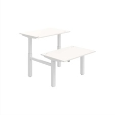 HOBIS párový výškově stavitelný stůl  MOTION DUAL MSD 2 1200, stand.ovládání, bílá