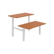 HOBIS párový výškově stavitelný stůl  MOTION DUAL MSD 2 1400, stand.ovládání, třešeň
