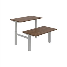 HOBIS párový výškově stavitelný stůl  MOTION DUAL MSD 2 1400, stand.ovládání, ořech