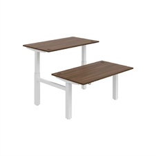 HOBIS párový výškově stavitelný stůl  MOTION DUAL MSD 2 1400, stand.ovládání, ořech