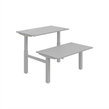 HOBIS párový výškově stavitelný stůl  MOTION DUAL MSD 2 1400, stand.ovládání, šedá