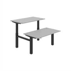 HOBIS párový výškově stavitelný stůl  MOTION DUAL MSD 2 1400, stand.ovládání, šedá
