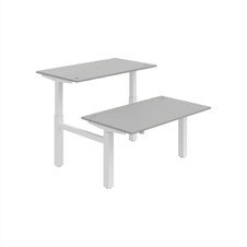 HOBIS párový výškově stavitelný stůl  MOTION DUAL MSD 2 1400, stand.ovládání, šedá