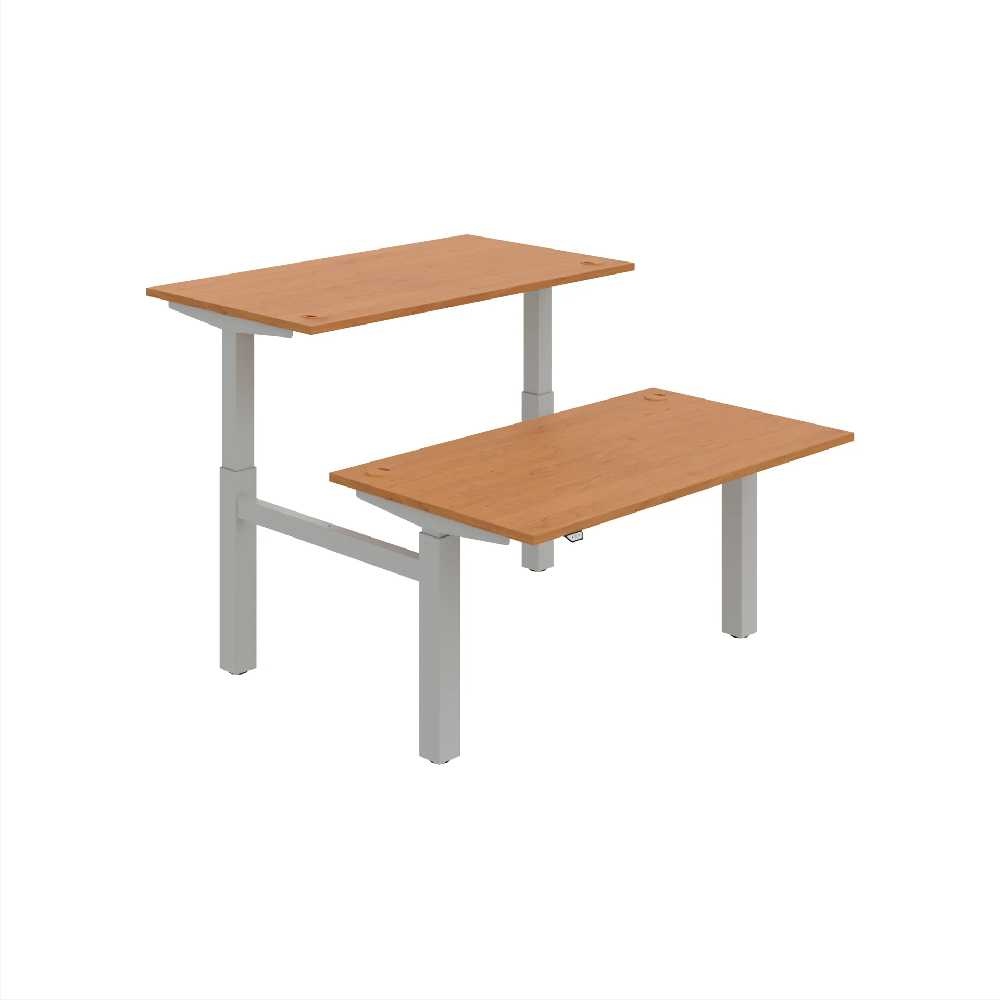 HOBIS párový výškově stavitelný stůl  MOTION DUAL MSD 2 1400, stand.ovládání, olše