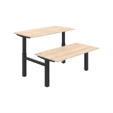 HOBIS párový výškově stavitelný stůl  MOTION DUAL MSD 2 1600, stand.ovládání, akát