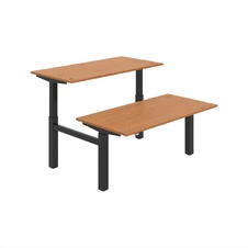 HOBIS párový výškově stavitelný stůl  MOTION DUAL MSD 2 1600, stand.ovládání, olše