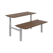 HOBIS párový výškově stavitelný stůl  MOTION DUAL MSD 2 1800, stand.ovládání, ořech
