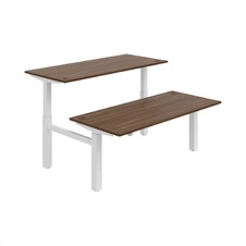 HOBIS párový výškově stavitelný stůl  MOTION DUAL MSD 2 1800, stand.ovládání, ořech