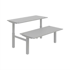 HOBIS párový výškově stavitelný stůl  MOTION DUAL MSD 2 1800, stand.ovládání, šedá