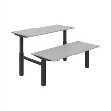 HOBIS párový výškově stavitelný stůl  MOTION DUAL MSD 2 1800, stand.ovládání, šedá