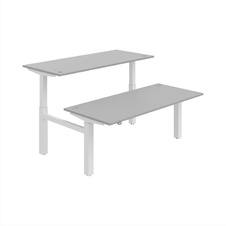 HOBIS párový výškově stavitelný stůl  MOTION DUAL MSD 2 1800, stand.ovládání, šedá