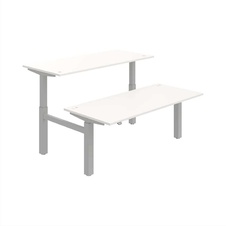 HOBIS párový výškově stavitelný stůl  MOTION DUAL MSD 2 1800, stand.ovládání, bílá
