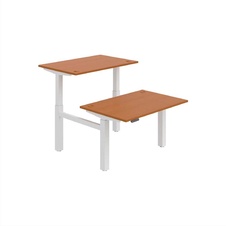 HOBIS párový výškově stavitelný stůl 120 cm, paměť.ovlad. - MOTION DUAL MSD 2M 1200, třešeň