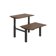 HOBIS párový výškově stavitelný stůl 120 cm, paměť.ovlad. - MOTION DUAL MSD 2M 1200, ořech