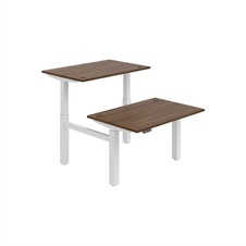 HOBIS párový výškově stavitelný stůl 120 cm, paměť.ovlad. - MOTION DUAL MSD 2M 1200, ořech