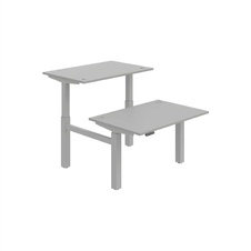 HOBIS párový výškově stavitelný stůl 120 cm, paměť.ovlad. - MOTION DUAL MSD 2M 1200, šedá