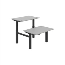 HOBIS párový výškově stavitelný stůl 120 cm, paměť.ovlad. - MOTION DUAL MSD 2M 1200, šedá