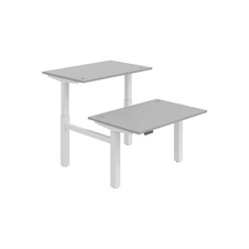 HOBIS párový výškově stavitelný stůl 120 cm, paměť.ovlad. - MOTION DUAL MSD 2M 1200, šedá