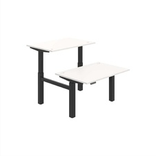 HOBIS párový výškově stavitelný stůl 120 cm, paměť.ovlad. - MOTION DUAL MSD 2M 1200, bílá