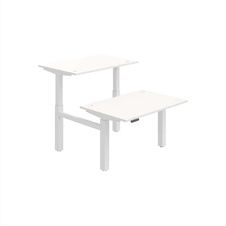 HOBIS párový výškově stavitelný stůl 120 cm, paměť.ovlad. - MOTION DUAL MSD 2M 1200, bílá
