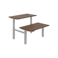 HOBIS párový výškově stavitelný stůl 140 cm, paměť.ovlad. - MOTION DUAL MSD 2M 1400, ořech