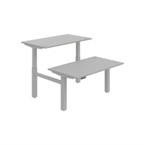 HOBIS párový výškově stavitelný stůl 140 cm, paměť.ovlad. - MOTION DUAL MSD 2M 1400, šedá