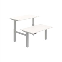 HOBIS párový výškově stavitelný stůl 140 cm, paměť.ovlad. - MOTION DUAL MSD 2M 1400, bílá