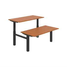 HOBIS párový výškově stavitelný stůl 160 cm, paměť.ovlad. - MOTION DUAL MSD 2M 1600, třešeň