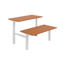 HOBIS párový výškově stavitelný stůl 160 cm, paměť.ovlad. - MOTION DUAL MSD 2M 1600, třešeň