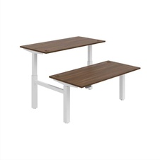 HOBIS párový výškově stavitelný stůl 160 cm, paměť.ovlad. - MOTION DUAL MSD 2M 1600, ořech