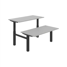 HOBIS párový výškově stavitelný stůl 160 cm, paměť.ovlad. - MOTION DUAL MSD 2M 1600, šedá