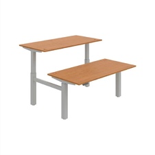 HOBIS párový výškově stavitelný stůl 160 cm, paměť.ovlad. - MOTION DUAL MSD 2M 1600, olše