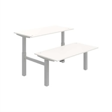 HOBIS párový výškově stavitelný stůl 160 cm, paměť.ovlad. - MOTION DUAL MSD 2M 1600, bílá