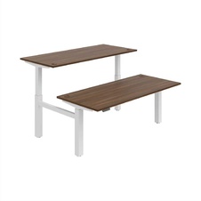 HOBIS párový výškově stavitelný stůl 180 cm, paměť.ovlad. - MOTION DUAL MSD 2M 1800, ořech