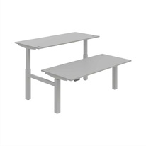 HOBIS párový výškově stavitelný stůl 180 cm, paměť.ovlad. - MOTION DUAL MSD 2M 1800, šedá