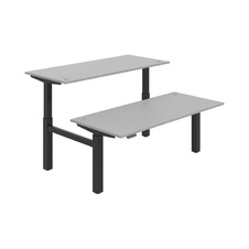 HOBIS párový výškově stavitelný stůl 180 cm, paměť.ovlad. - MOTION DUAL MSD 2M 1800, šedá