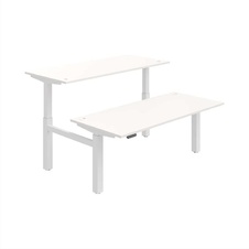 HOBIS párový výškově stavitelný stůl 180 cm, paměť.ovlad. - MOTION DUAL MSD 2M 1800, bílá
