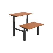HOBIS párový výškově stavitelný stůl  MOTION DUAL MSD 3 1200, stand.ovládání, třešeň