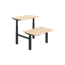 HOBIS párový výškově stavitelný stůl  MOTION DUAL MSD 3 1200, stand.ovládání, akát