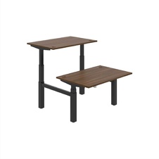 HOBIS párový výškově stavitelný stůl  MOTION DUAL MSD 3 1200, stand.ovládání, ořech