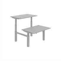 HOBIS párový výškově stavitelný stůl  MOTION DUAL MSD 3 1200, stand.ovládání, šedá
