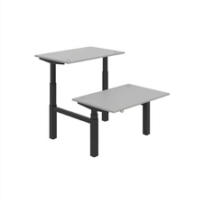 HOBIS párový výškově stavitelný stůl  MOTION DUAL MSD 3 1200, stand.ovládání, šedá
