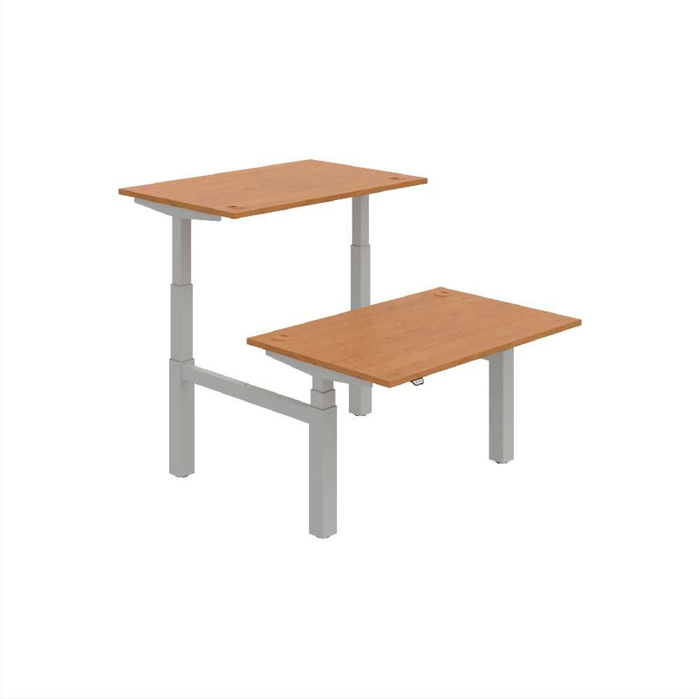 HOBIS párový výškově stavitelný stůl  MOTION DUAL MSD 3 1200, stand.ovládání, olše