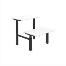 HOBIS párový výškově stavitelný stůl  MOTION DUAL MSD 3 1200, stand.ovládání, bílá