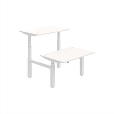 HOBIS párový výškově stavitelný stůl  MOTION DUAL MSD 3 1200, stand.ovládání, bílá