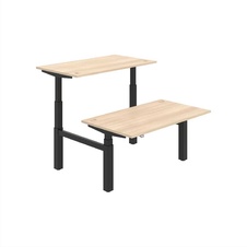 HOBIS párový výškově stavitelný stůl  MOTION DUAL MSD 3 1400, stand.ovládání, akát