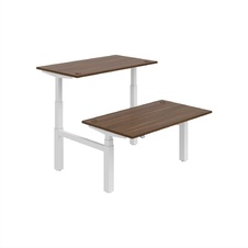 HOBIS párový výškově stavitelný stůl  MOTION DUAL MSD 3 1400, stand.ovládání, ořech
