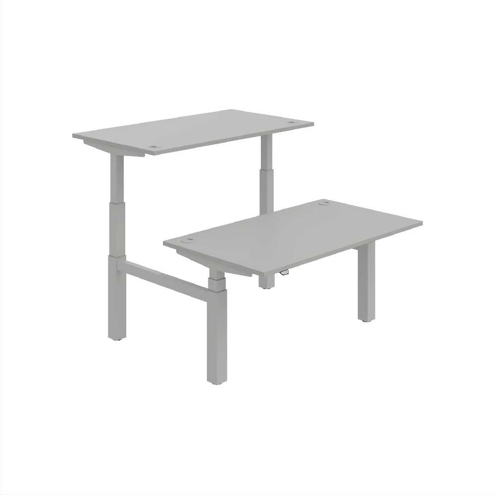 HOBIS párový výškově stavitelný stůl  MOTION DUAL MSD 3 1400, stand.ovládání, šedá
