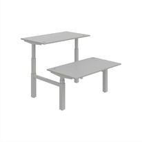 HOBIS párový výškově stavitelný stůl  MOTION DUAL MSD 3 1400, stand.ovládání, šedá