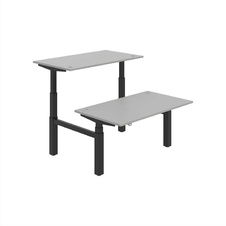 HOBIS párový výškově stavitelný stůl  MOTION DUAL MSD 3 1400, stand.ovládání, šedá